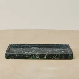 Voni Dark Green Rectangular Tray