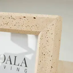 Didi Beige Travertine Photo Frame