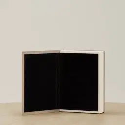 Taupe Canvas Book Storage Box - Set of 3