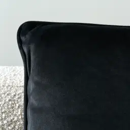 Remi II Black Velvet Cushion
