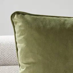 Remi II Grass Green Velvet Cushion