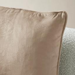Remi II Beige Velvet Cushion