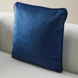 Remi II Navy Blue Velvet Cushion