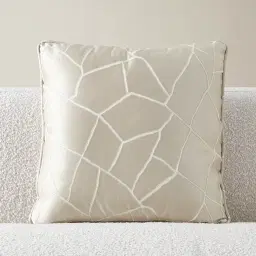 Hyacinth II Cream Pattern Cushion