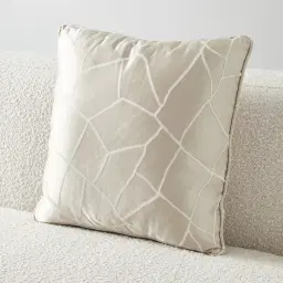 Hyacinth II Cream Pattern Cushion