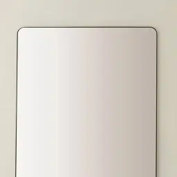 Kade Brushed Bronze Rectangle Aluminium Mirror 180x110cm