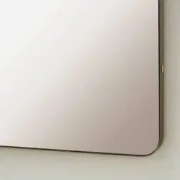 Kade Brushed Bronze Rectangle Aluminium Mirror 180x110cm