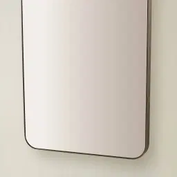Kade Brushed Bronze Rectangle Aluminium Mirror 180x50cm
