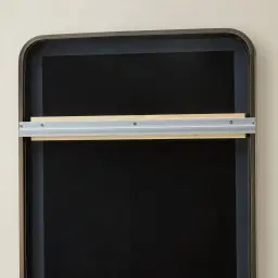 Kade Brushed Bronze Rectangle Aluminium Mirror 180x50cm