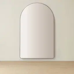 Kade Brushed Bronze Arched Aluminium Mirror 180x110cm