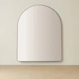 Kade Brushed Bronze Arched Aluminium Mirror 140x110cm