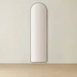 Kade Brushed Bronze Arched Aluminium Mirror 180x50cm