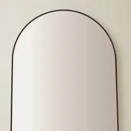 Kade Brushed Bronze Oval Aluminium Mirror 180x50cm