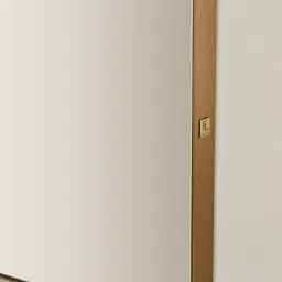 Kade Brushed Gold Rectangle Aluminium Mirror 140x110cm
