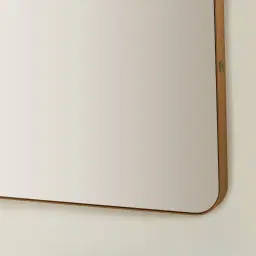 Kade Brushed Gold Arched Aluminium Mirror 200x90cm