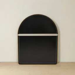 Kade Brushed Gold Arched Aluminium Mirror 140x110cm