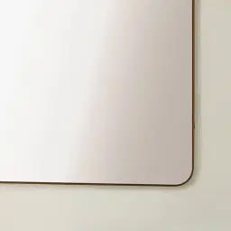 Kade Brushed Gold Arched Aluminium Mirror 140x110cm