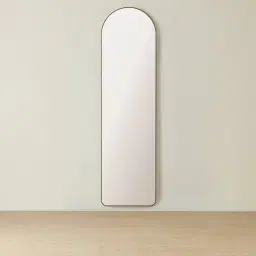 Kade Brushed Gold Arched Aluminium Mirror 180x50cm