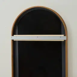Kade Brushed Gold Arched Aluminium Mirror 180x50cm