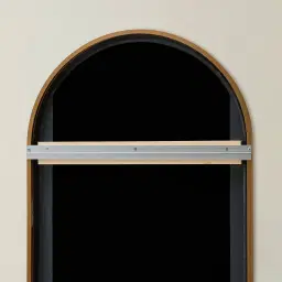 Kade Brushed Gold Oval Aluminium Mirror 180x50cm