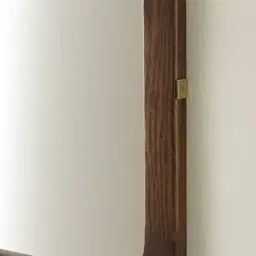 Oren Dark Ash Rectangle Wooden Mirror 140x110cm