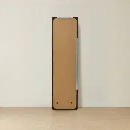 Oren Dark Ash Rectangle Wooden Mirror 180x50cm