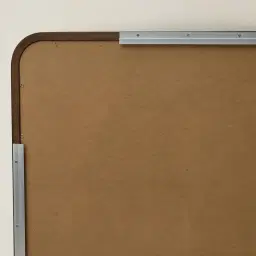 Liran Dark Ash Rectangle Wooden Mirror 140x110cm