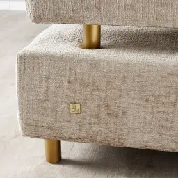 Malta II 2-Seater Beige Latte Chenille Fabric Sofa