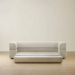 Riviera Slate Grey Fabric 3 Seater Sofa Bed