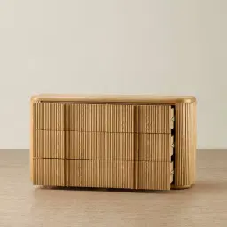 Terra Linea Light Brown Ash Veneer Dresser