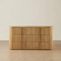 Terra Linea Light Brown Ash Veneer Dresser
