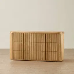 Terra Linea Light Brown Ash Veneer Dresser