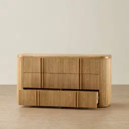 Terra Linea Light Brown Ash Veneer Dresser