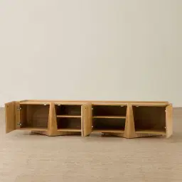 Verdara Light Oak Veneer Entertainment Unit