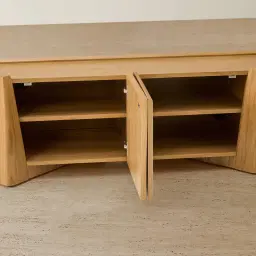 Verdara Light Oak Veneer Entertainment Unit
