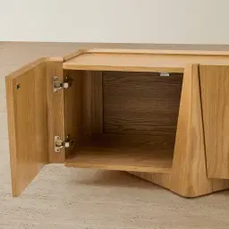 Verdara Light Oak Veneer Entertainment Unit