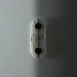 Irene II Oval Alabaster Wall Lamp 16x42cm