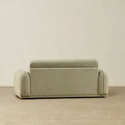 Euka Basil Green Boucle 2.5 Seater Sofa Bed