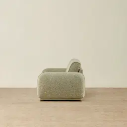 Euka Basil Green Boucle 2.5 Seater Sofa Bed