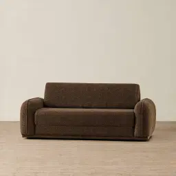 Euka Bistre Brown Boucle 2.5 Seater Sofa Bed