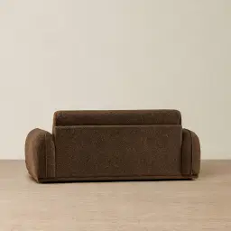 Euka Bistre Brown Boucle 2.5 Seater Sofa Bed