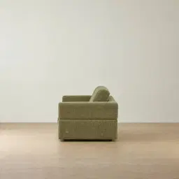 Riviera Dusty Green Chenille Fabric 3 Seater Sofa Bed