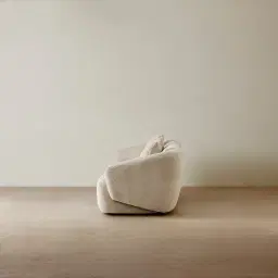 Willow Mid Beige Woven Fabric 3 Pieces Modular Sofa