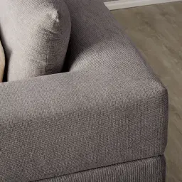 Riviera III Graphite 2 Pieces Modular Fabric Sofa