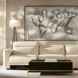 Amelie Almond Cream Leather Modular Dual Electric Recliner