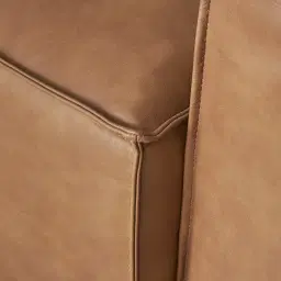 Lainey Medium Tan Modular Leather Sofa without Ottoman