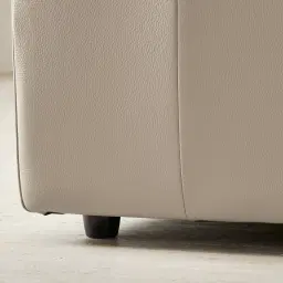 Amelie Milk Coffee Leather Modular Dual Electric Recliner - Corner With Dual Rectangle Consoles