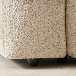 Montego Mid Beige Woven Fabric 2 Pieces Modular Dual Electric Recliner