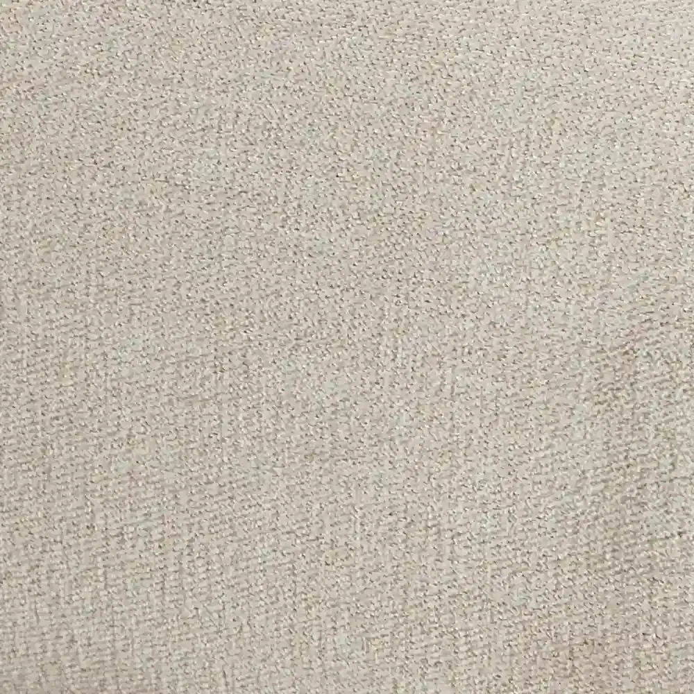 Macie Cream Oatmeal Fabric Modular Corner Sofa with Ottoman