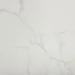 Grayson Black Rectangular Dining Table with Statuario White Sintered Stone Top - 268x118cm